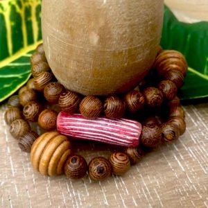 Find Me In The Islands Sandalwood Bracelet Set